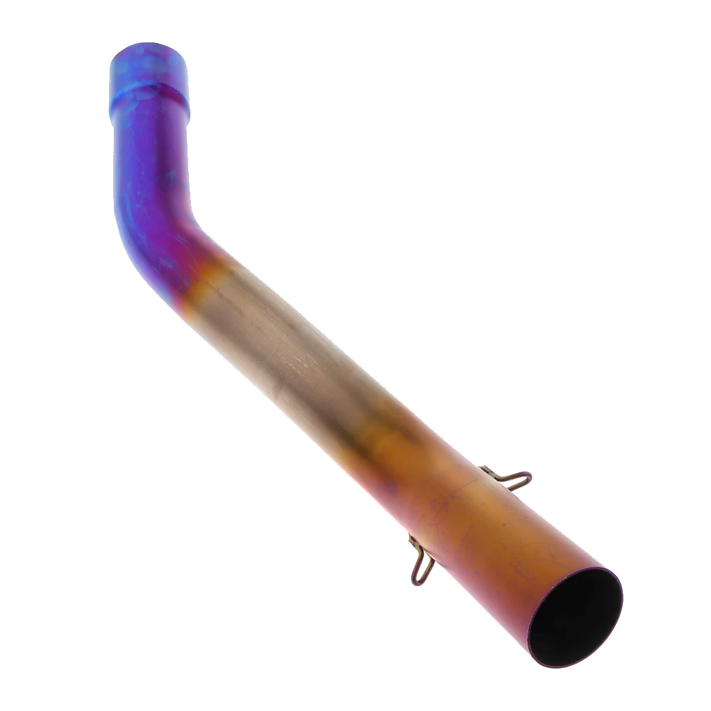 Durable 51mm Exhaust Muffler Escape Middle Connect Pipe For Kawasaki ZX10R 08-17