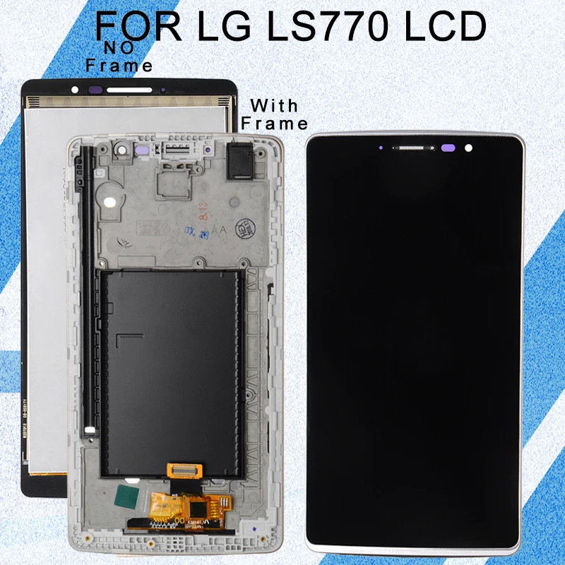 1 шт. Catteny G Stylo LS770 дисплей для LG G4 Stylus H540 ЖК с сенсорным экраном дигитайзер рамкой