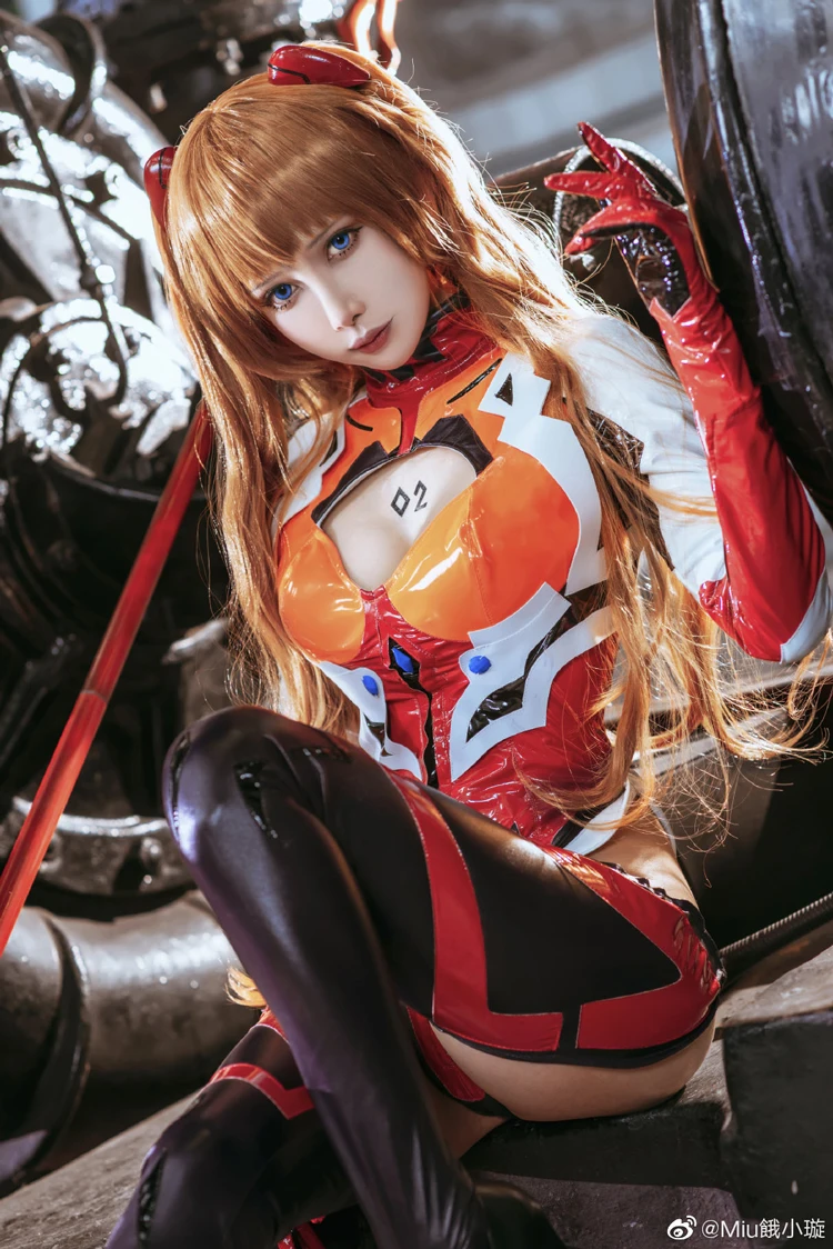 Neon Genesis Evangelion Asuka Langley Soryu Pilot Suit Cosplay Costume