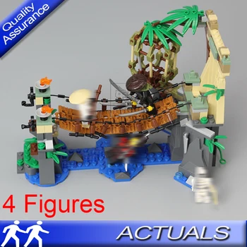 

06059 DECOOL 20016 Garmadon Master Falls Jungle Bridge Building Blocks Toys for Children Gifts Compatible LegoINGlys 70608