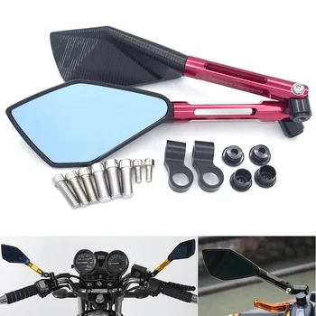 

Universal CNC aluminum alloy motorcycle rearview mirror 8mm 10mm For Yamaha FZ1 FAZER FZ6 FZ6R FZ8 XJ6 MT-07 MT-09 FZ9 FZ-09
