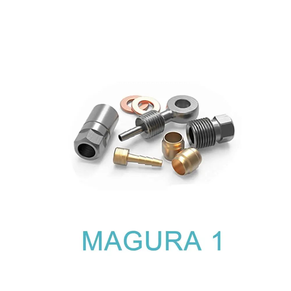 MAGURA 1 Велосипедные гидравлические шланговые переходники для Magura Shimano Formula SRAM Avid Olive соединительная вставка и адаптер - Цвет: MAGURA 1