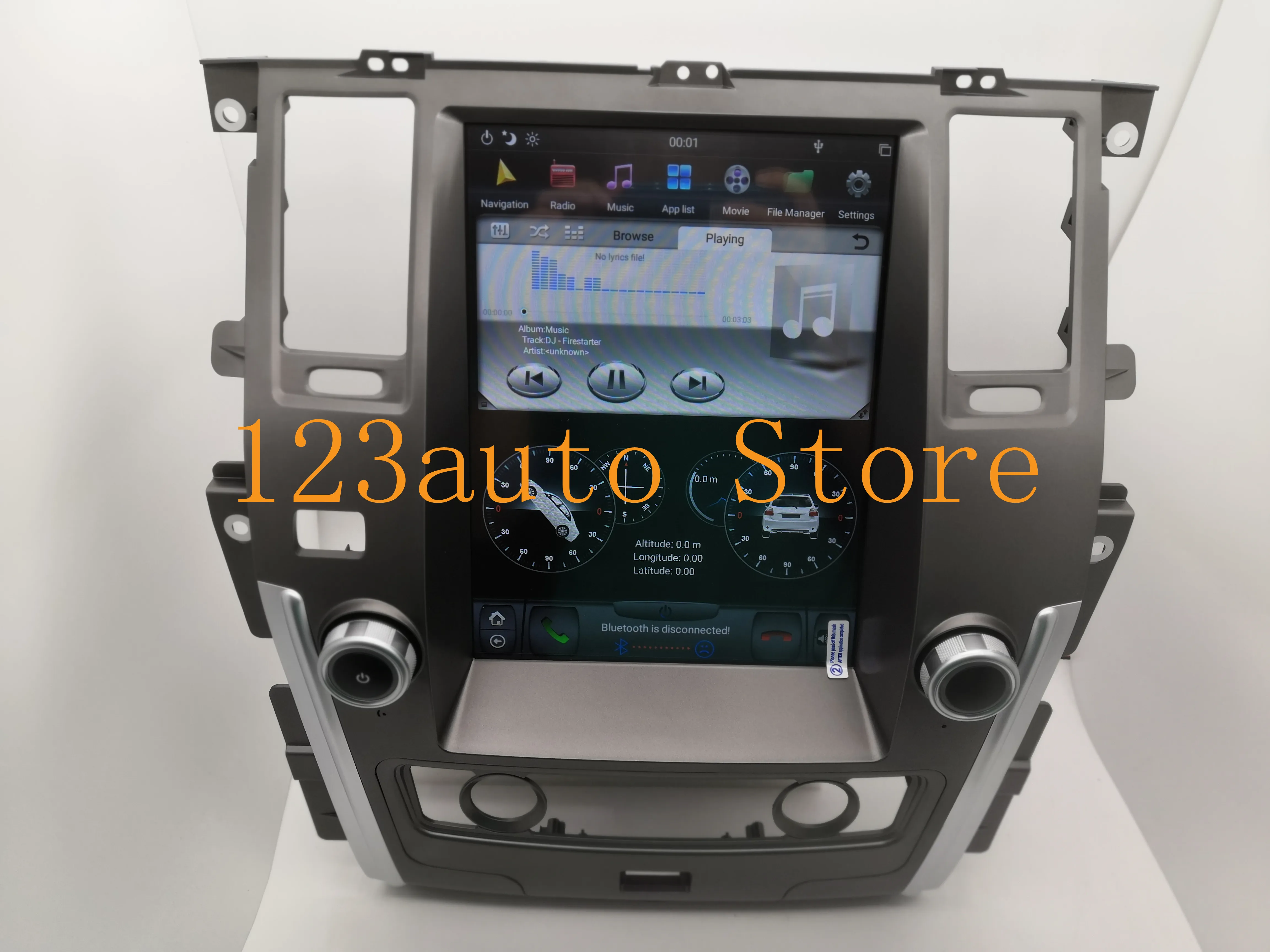 12 1 дюймов Вертикальный стиль Тесла Android 9 0 автомобильный DVD GPS плеер навигация для