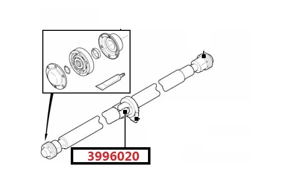 Propshaft U-JOINT For BMW 3 E30 1982-1994 BMW 5 E34 1987-1996 X3 E83 2003-2010 LAND ROVER FREELANDER I 1996-2006