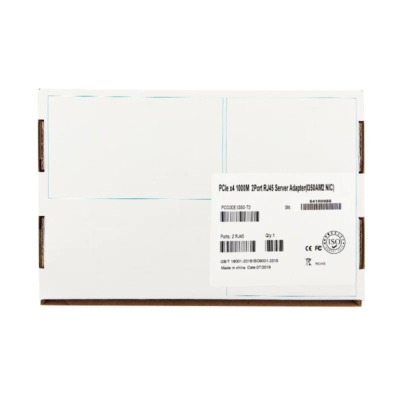 I350-T2 10 M/100 M/1000 M PCIe2.1 X4 RJ45* 2 медная сетевая карта Ethernet с intel I350AM2