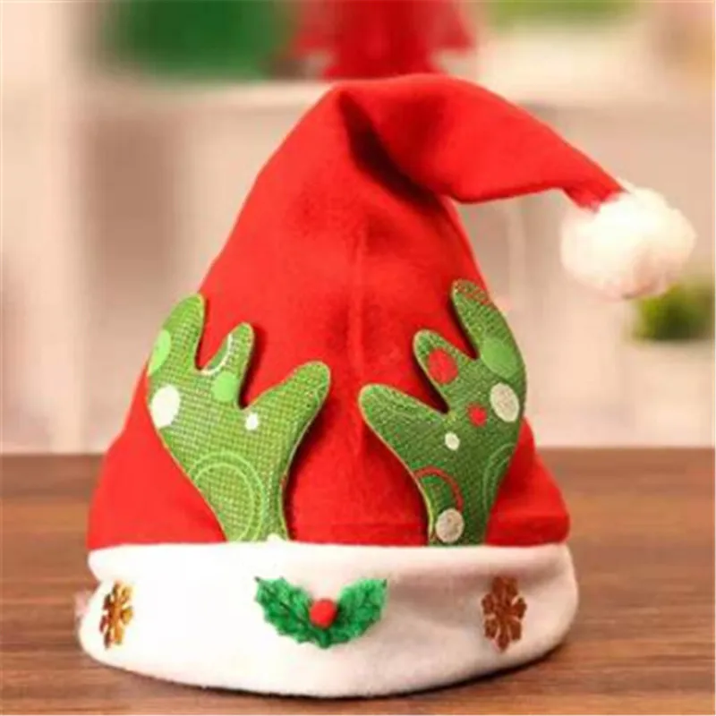 3 Рождественская Шляпа Санты вечерние фестиваль шапка-скафандр взрослые дети шапка бархат Рождество в плюшевой шляпе отделка и комфорт лайнер блесток Новинка шапка - Цвет: 3