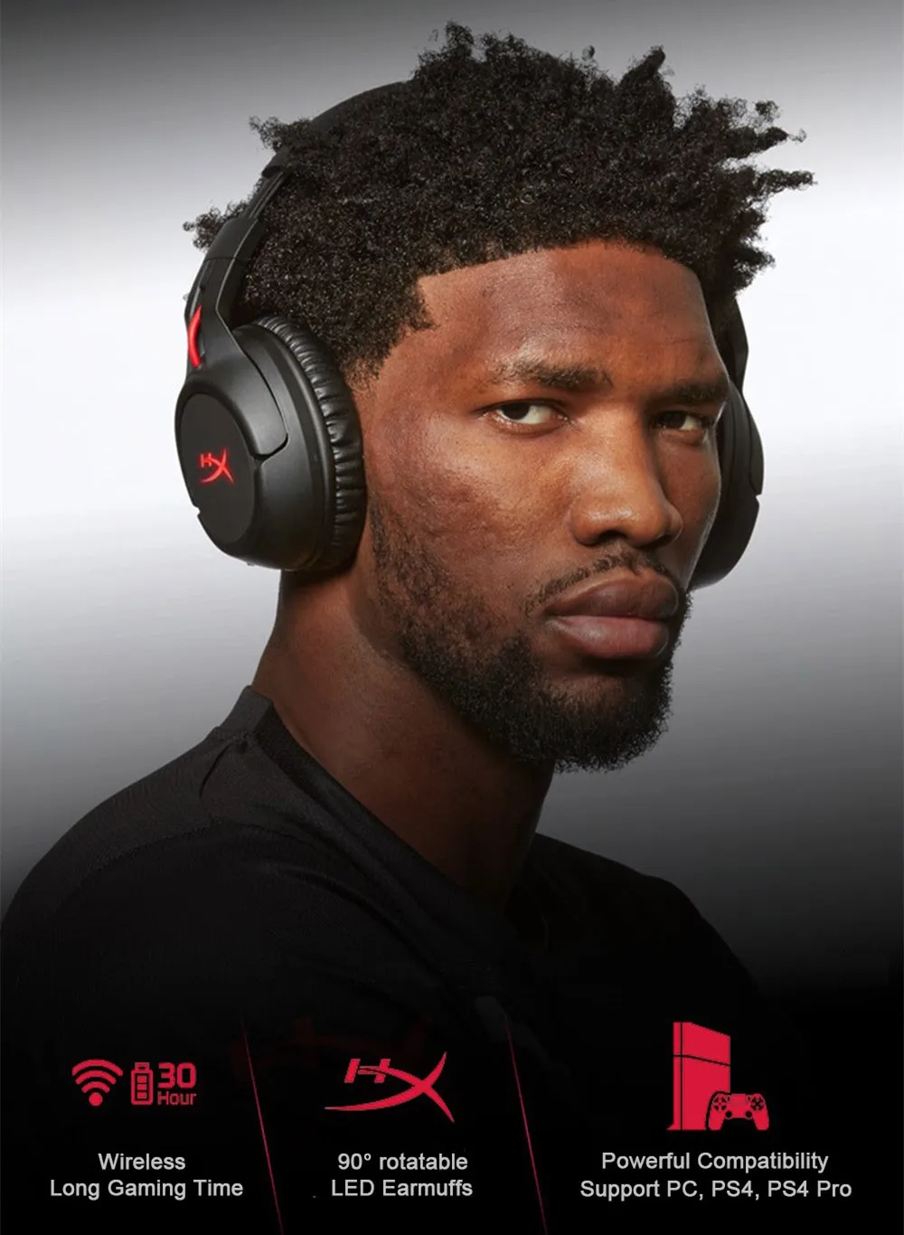 Kingston hyperx наушники с микрофоном беспроводные наушники игровая Проводная гарнитура для компьютера PC Gamer PS4 Cloud Flight