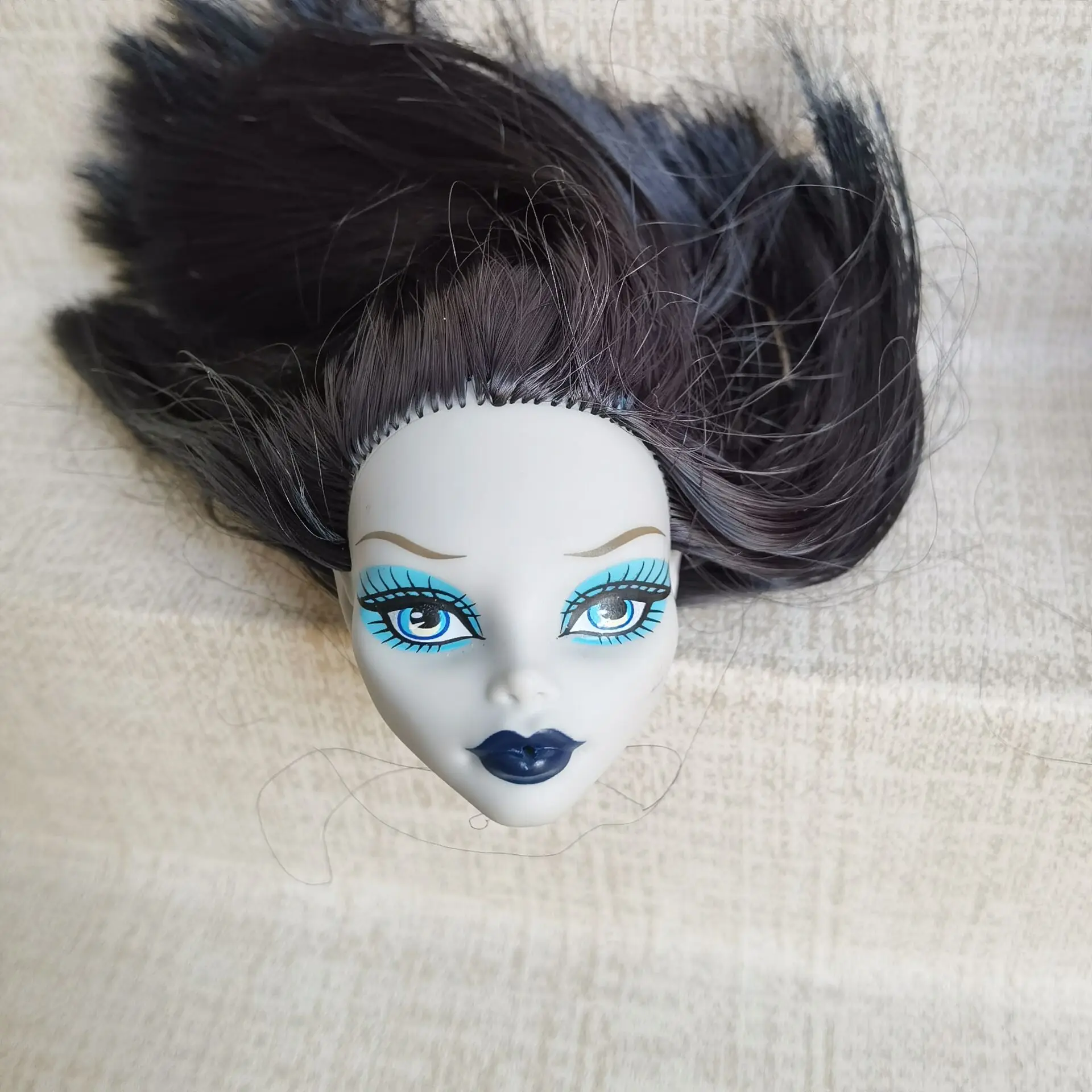 Rare Collection Monsters Doll Head Good Makeup Doll Head Girl Dressing DIY Toy Parts Children Christmas Gift Party Favor 11