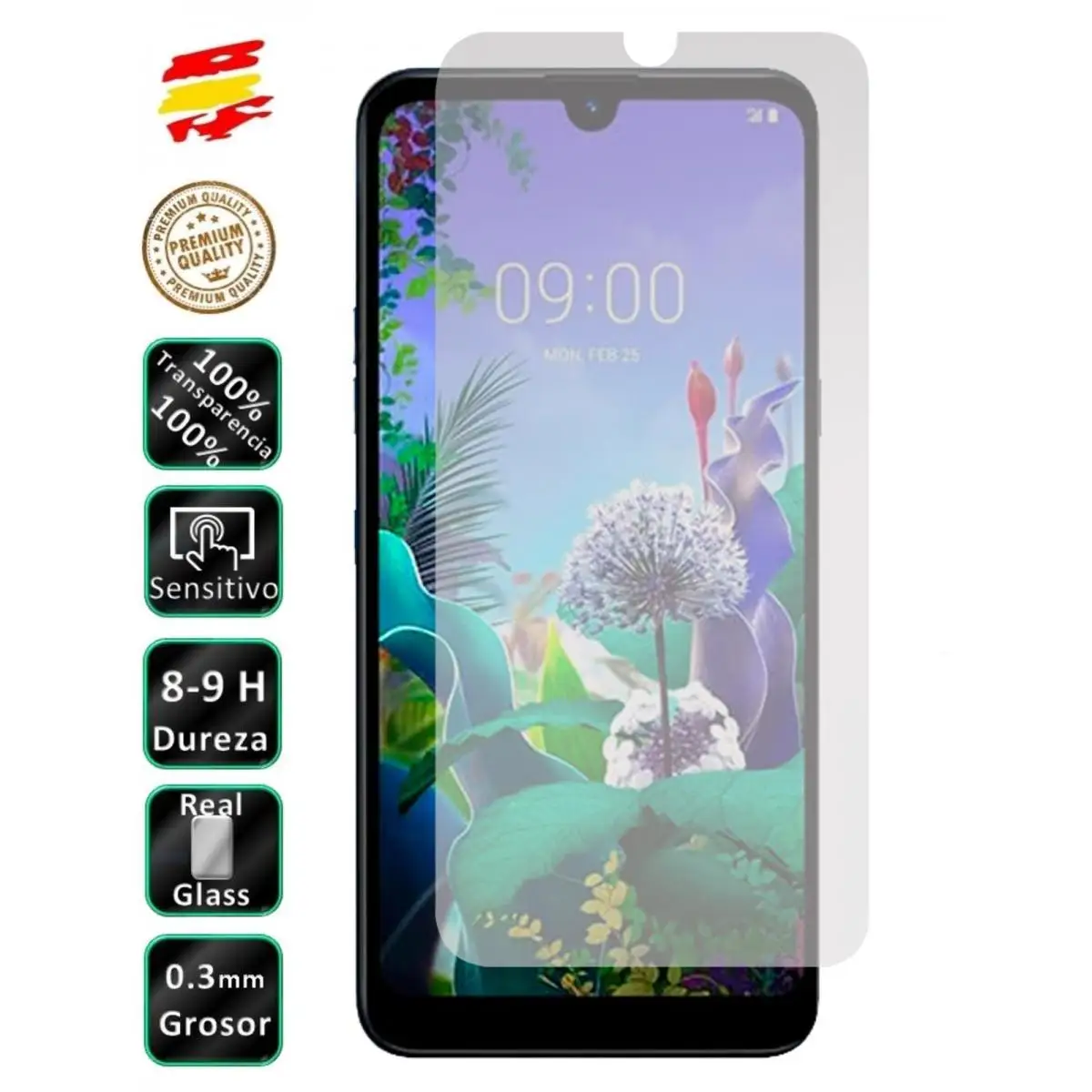 Proteggi Schermo Per Lg K40S Dual Cam Vetro Temperato 9H Premium