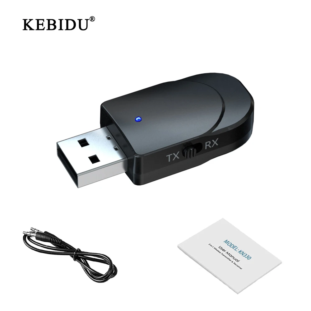 Bluetooth 5 0 стерео аудио передатчик приемник 3 мм Aux беспроводной Usb музыкальный