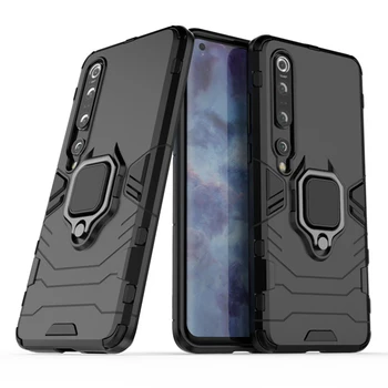 

200pcs Magnet Suction Armor Hard Case Kickstand Cover Shockproof Holder Stand For Xiaomi Mi Note 10 Pro 9 SE CC9 CC9E 9T 8 Lite