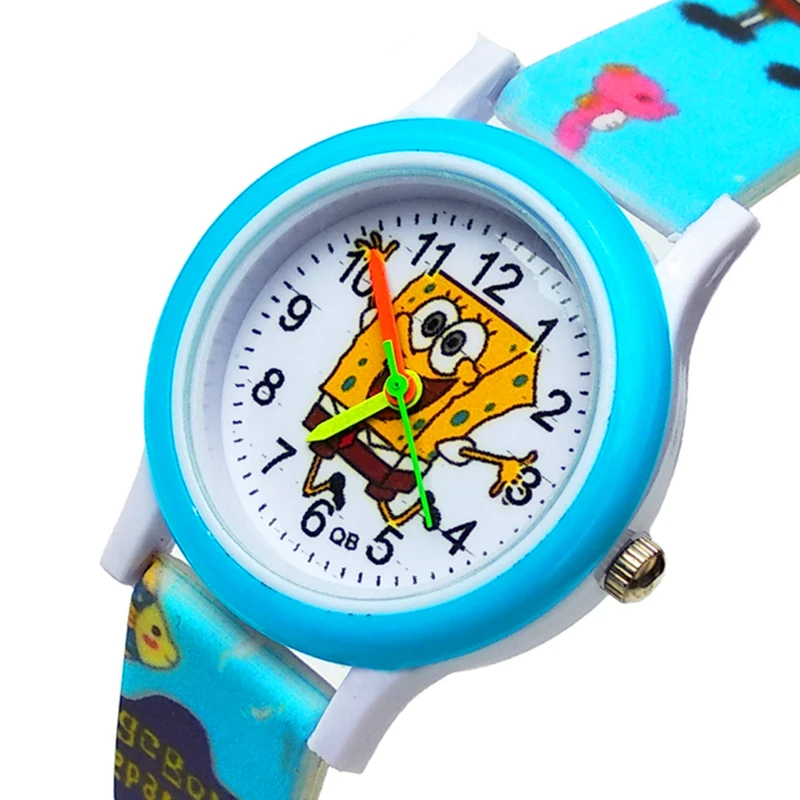 Cartoon SpongeBob Watch Children Kids Watches for For Boys Girls Gift Students Clock Children Watch Quartz Child Watch Bracelet afbeelding