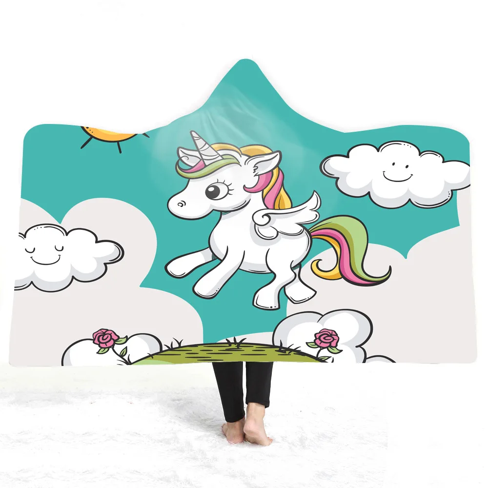 

Magic Cloak Hooded Mantle Blanket Adult Children Hat Double Layer Plush Blanket Unicorn 2019 Amazon