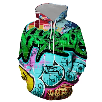 

Brand Fashion Hoodies Casual Print Harajuku Stylish Pullovers 3D print Sweatshirts Female Autumn Puls size Hoodie