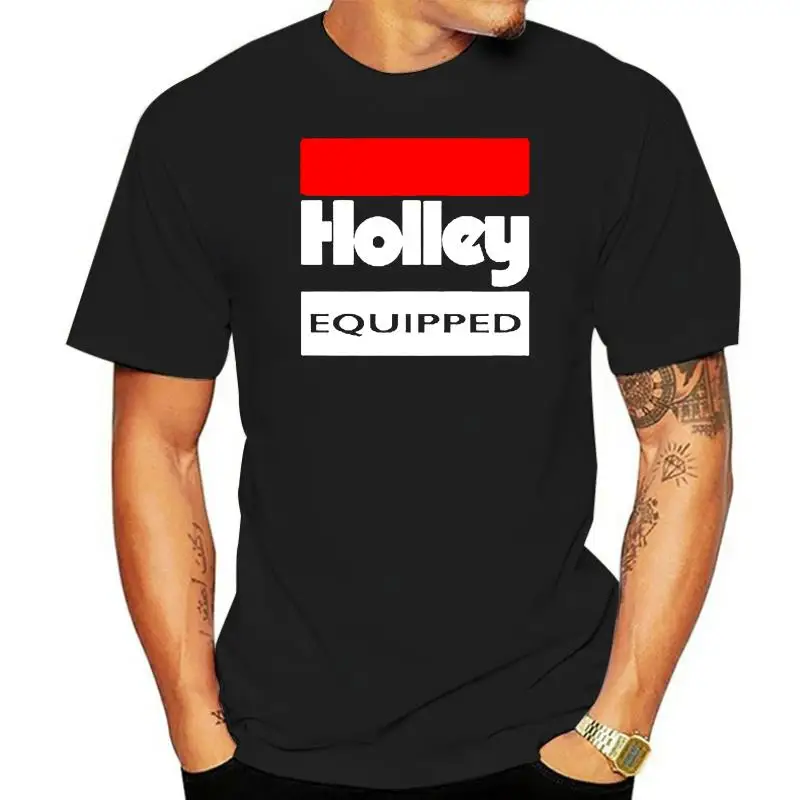 Новая Спортивная футболка Holley с логотипом гонок Мужская черная размера от S до 3XL |