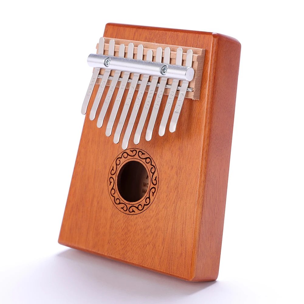 10 Keys Steel Kalimba Replacement DIY Keys+Wood Bridge+Tuning Hammer Kit Thumb Piano Musical Instrument Part Accessories