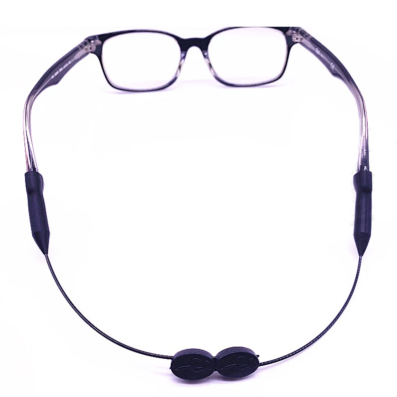 Открытый Спортивный регулируемый шнурок для очков очки противоскользящая силиконовая цепочка для очков ремешок держатель шейный ремешок очки для чтения веревка