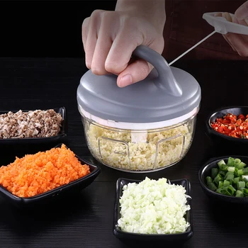 

Manual Meat Grinder Chopper Garlic Cutter Vegetable Fruit Twist Shredder Manual Food Processors Meat Vegetable Manual Slicers