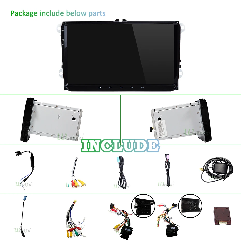 Best DSP IPS 4G 64G For Volkswagen/VW/Passat CC B6 B7/GOLF 5 6/POLO/Skoda/Octavia/Seat/Leon 2 din android 9 car Radio GPS multimedia 23