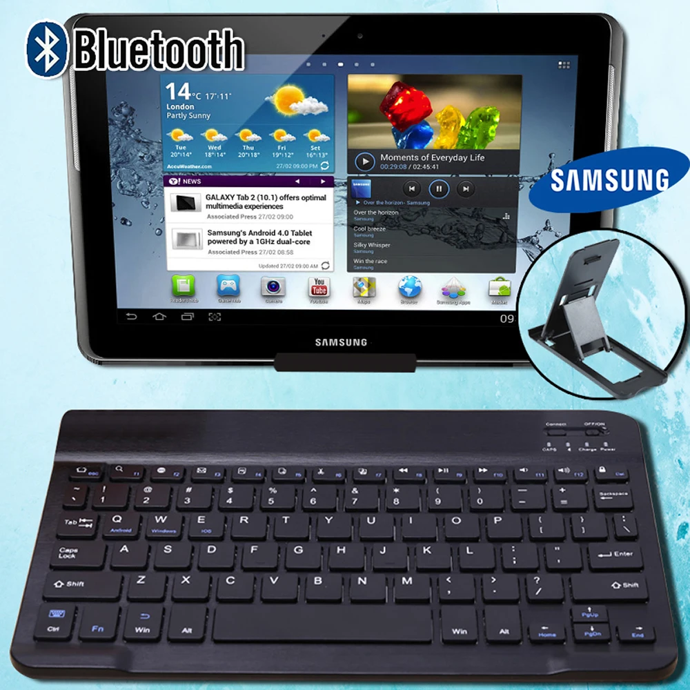 Профессиональная беспроводная Bluetooth для Samsung Galaxy Book 10 6/Note 1/Tab 1/E 9 6 портативная