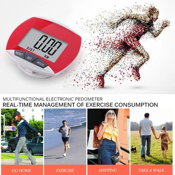 

New Multi-Function LCD Pedometer Step With Calories Counting Walking Jogging Running Hiking Distance Fitness for Outdoor Sports