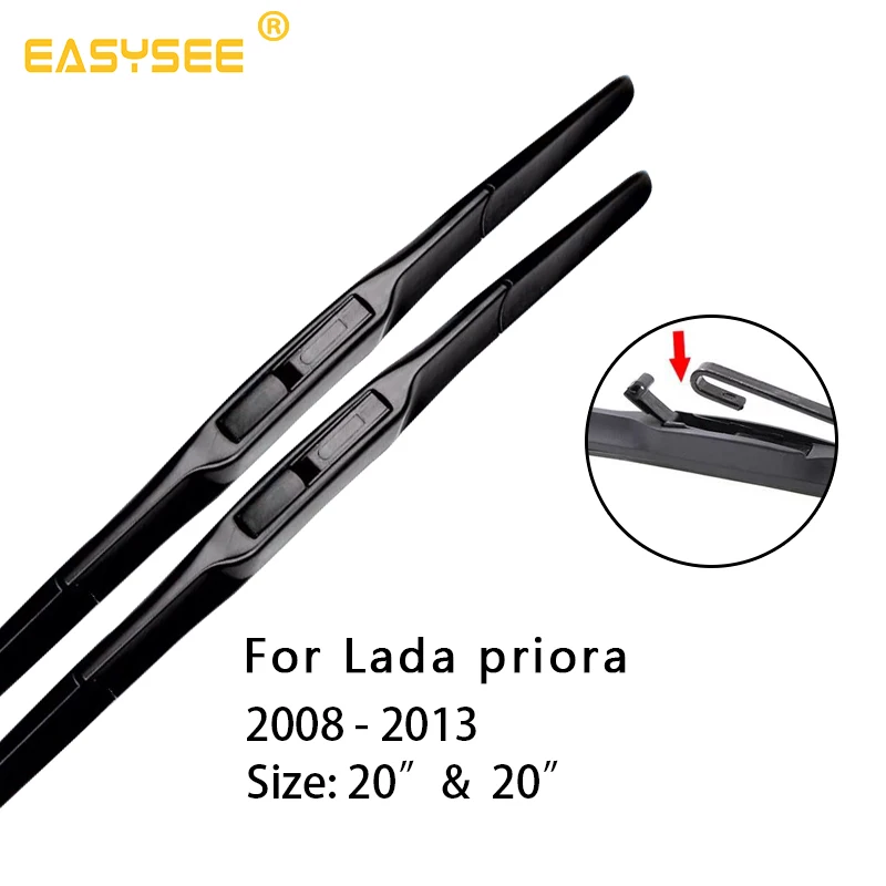 Щетки стеклоочистителя для лобового стекла автомобиля PNSL Lada Priora Fit Hook Arms 2008 2009 2010
