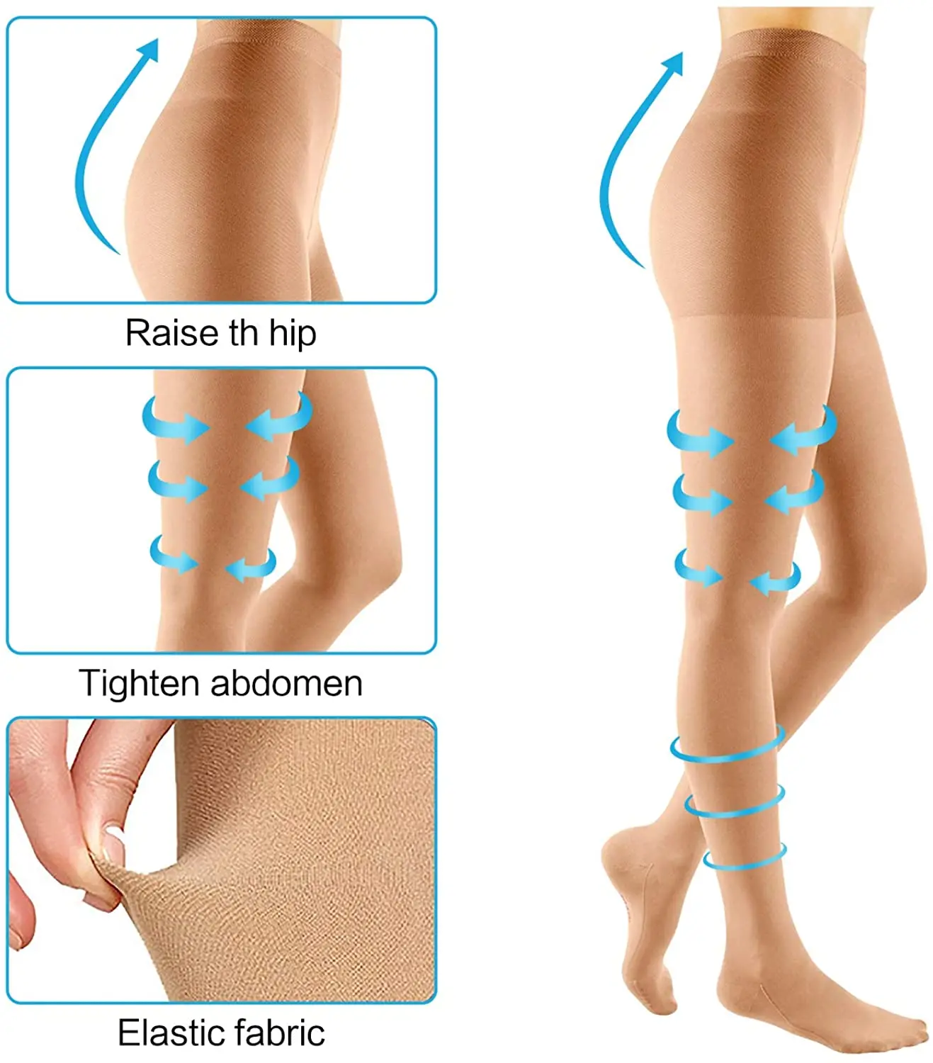 Medical Stocking Compression Stockings Women 20-30 mmHg Graduated Support Socks DVT Maternity Pregnancy Varicose Veins