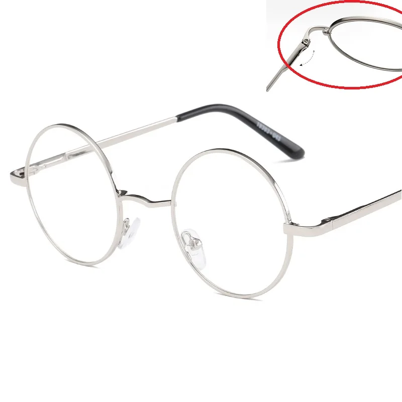 Zerosun круглые оправы для очков для мужчин и женщин, очки для умников, мужские маленькие очки по рецепту, весенние петли, фотохромные прогрессивные