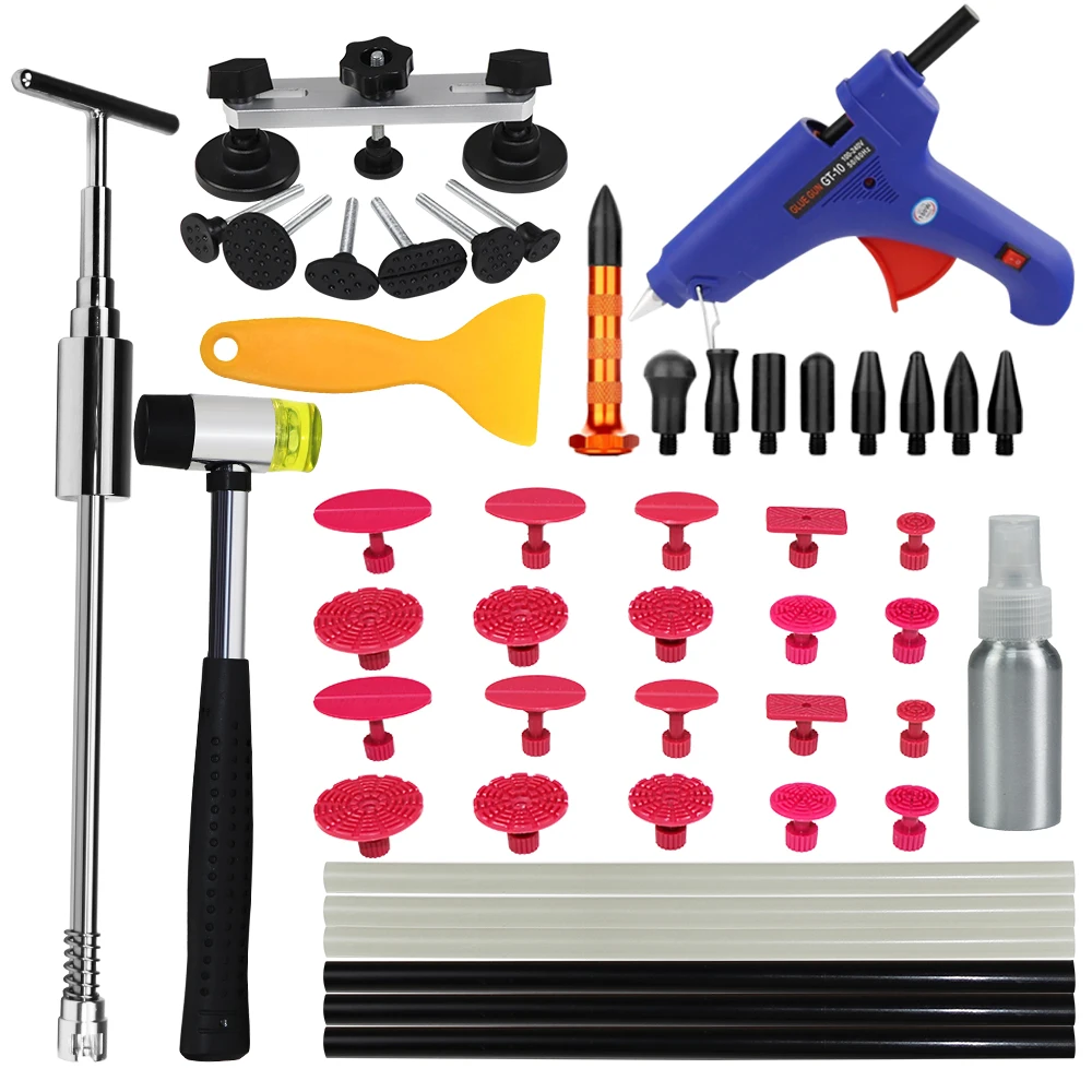 

PDR Tools Kit Paintless Dent Repair Tools Dent Removal Car Body Repair Kit Tool To Remove Dents Dent Puller Fast Shipping