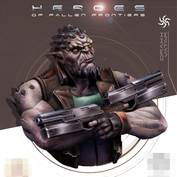 

1/12 Resin Bust Character Bust Model Mechanical Alien Warrior X263