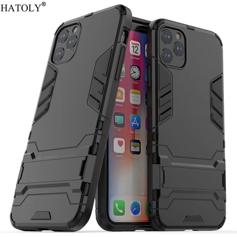 Для iPhone 11 Pro Max чехол робот броня оболочка жесткий ПК TPU для телефона защитный