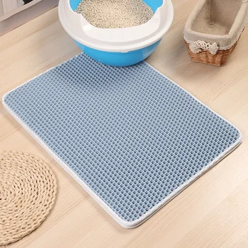 

Pet litter Mat Double Layer Pad Home Large Flexible EVA Washable Pet Box Pan Cushion Odorless Rug