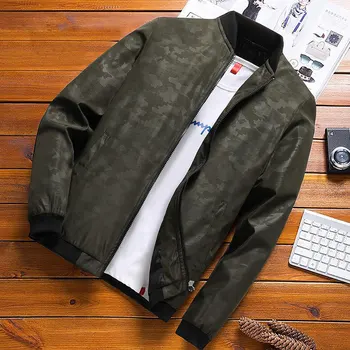 

The new 2020 men's joker camouflage jacket spring fashion leisure cardigan thin jacket
