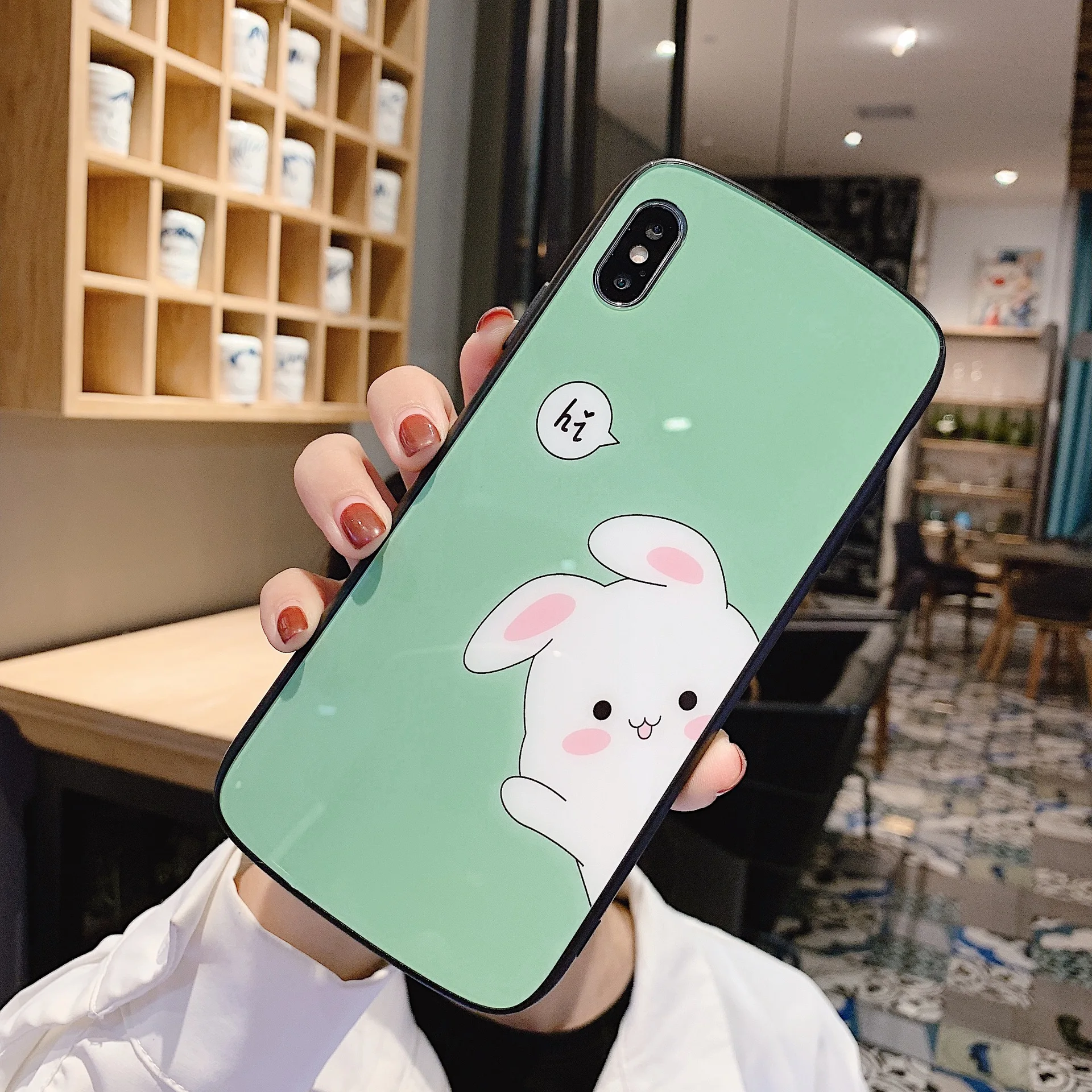 Роскошный чехол из закаленного стекла для iphone 6, 7, 8 Plus, iphone X, XR MAX, зеркальный глянцевый чехол для телефона, для iphone 11pro max - Цвет: 6