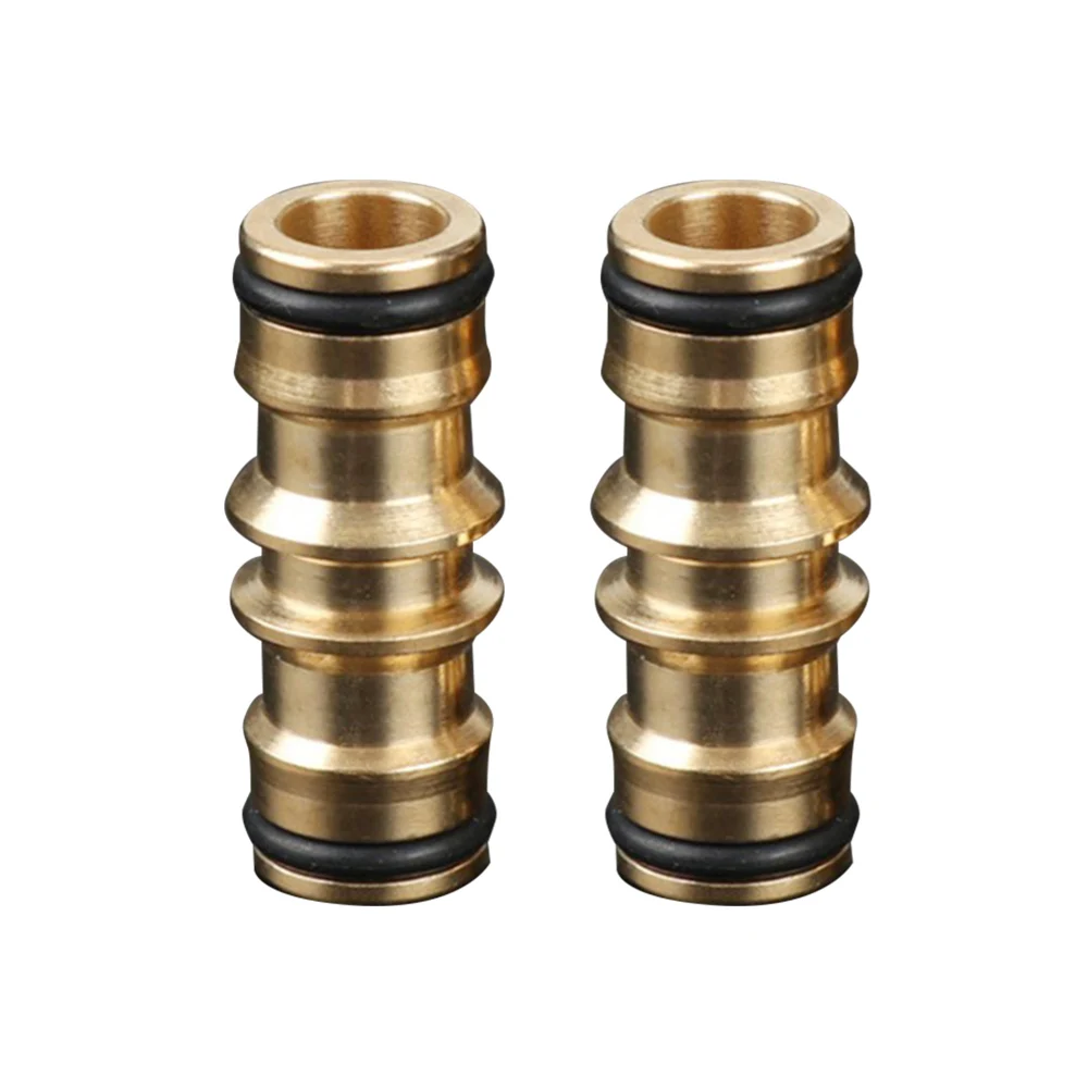 

1pc Brass 1/2" 16mm Hose Quick Connector Coupling Tap Adapter Garden Irrigation Watering Water Gun Pipe Repair Straight Joint