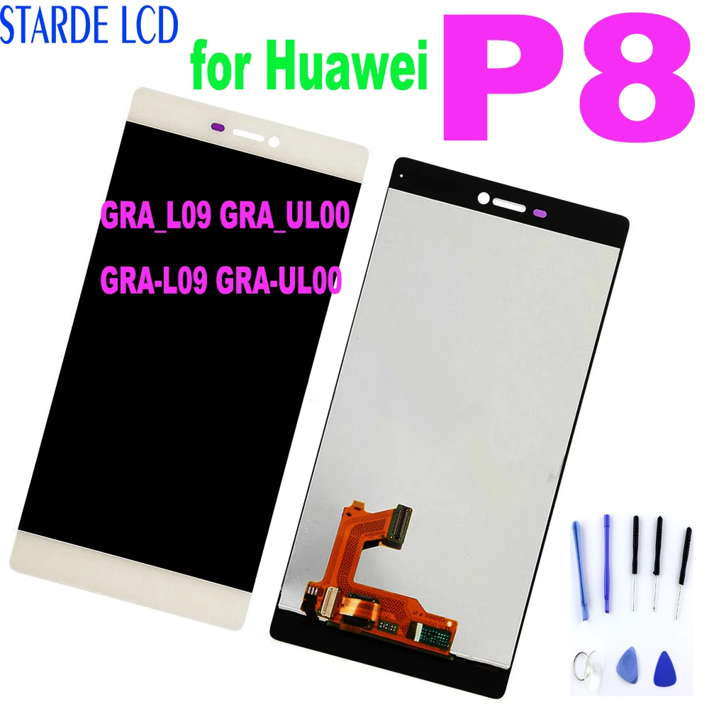 AAA + для Huawei P8 ЖК дисплей сенсорный экран дигитайзер в сборе с рамкой GRA_L09 GRA_UL00 GRA L09