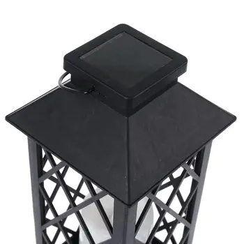 

Outdoor Solar Garden Swing Candle Wind Light Creative Yellow Flash Plastic Palace Light LED Electronic Candle Hanging Light D5BD