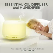 500 мл 7 Светодиодный увлажнитель воздуха ароматизатор эфирного масла диффузор ароматерапия Распылитель светодиодный Ночной светильник тумана ароматерапия для дома