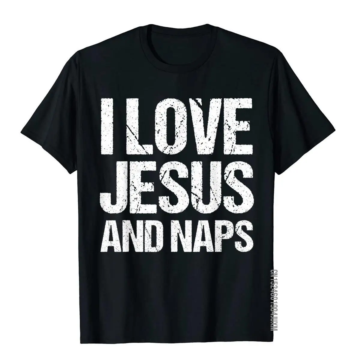 I Love Jesus And Naps Shirt Sleep Christian Birthday Gift T-Shirt__97A1978black