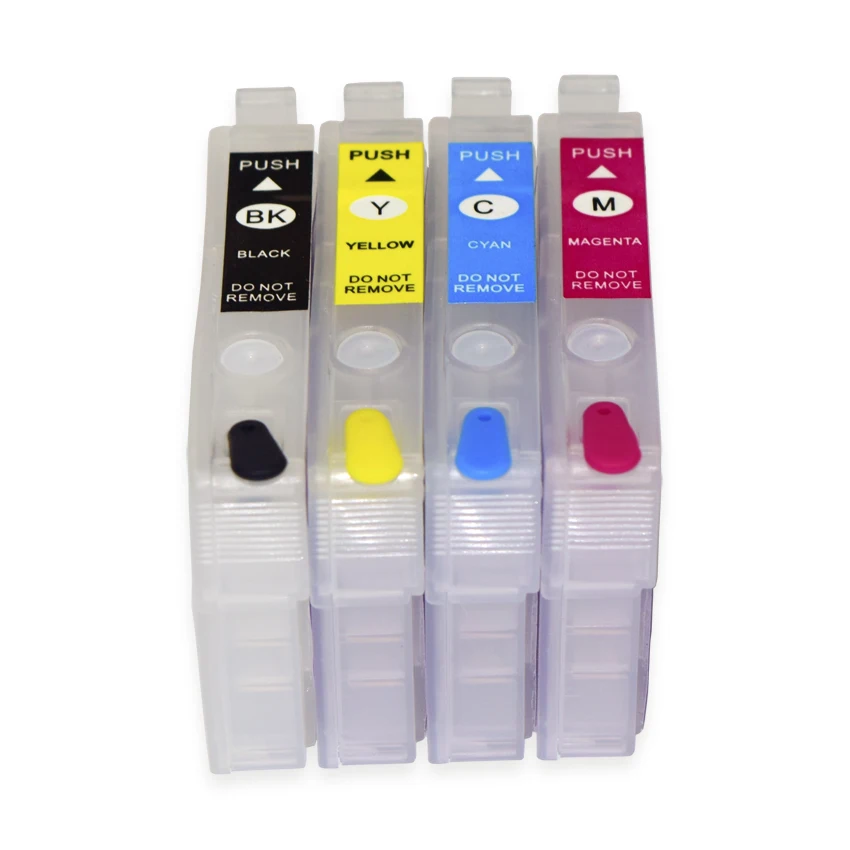 Cartucho de Tinta Recarregável sem Chip para Epson Expression Wf2910 2930 2935 2950 Xp-2200 2205 3200 3205 4200 4205 604 604xl