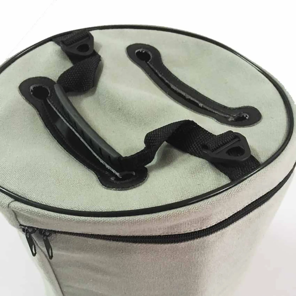Домашний холст застежка-молния вязание крючком Tote DIY ремесло анти-обмотки органайзер с ручкой пряжа хранения вязание сумка путешествия портативный