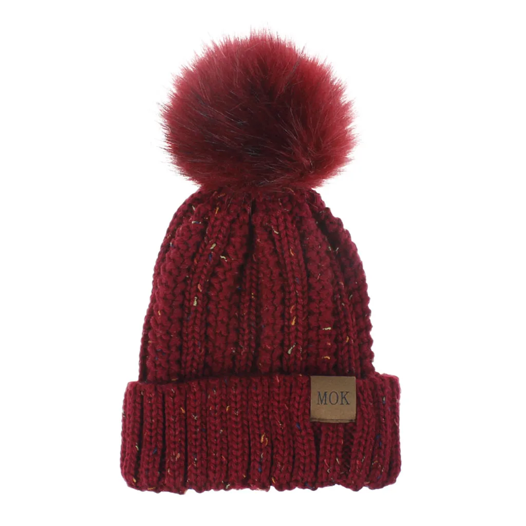 Новые женские теплые зимние женские шапки модные Осенние повседневные вязаная шерстяная шапочка шапка для катания на лыжах Czapka Zimowa# es