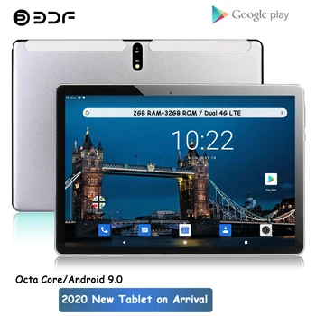 

BDF 10.1 Inch 1280*800 IPS Dual 4G LTE Phone Android 9.0 Tablets Pc SC9863A Octa Core 2GB RAM 32GB ROM Dual WiFi GPS Tablet 10