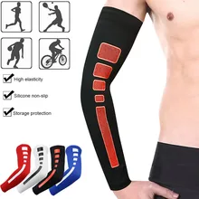 Высокое качество открытый 2 шт Анти-столкновения удлинитель руки рукав рука охранника спорта локоть скобка длинный бег солнцезащитный крем крутой Спорт