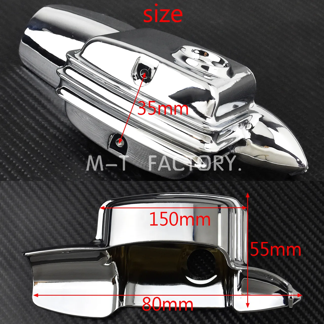 Хромированный задний тормозной цилиндр мотоцикла для Harley Touring 2008- Electra Glide Road Street Glide Road King FLHR