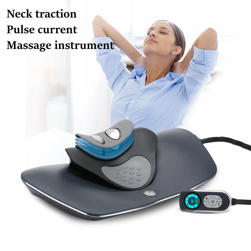 Intelligent Pulse Heat Massager Relax Cervical Cervical Neck Traction  Device Neck Protector – the best products in the Joom Geek online store