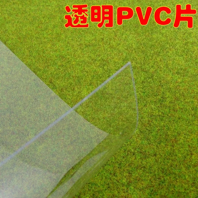 

DIY Dull Polish Sand Table Model Material Transparent Handmade Transparent PVC Film Thick 0.3 Mm, 0.5 Mm Selectable