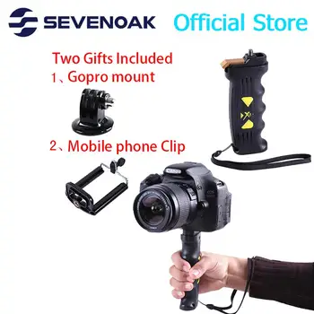 

Point Pistol Hand Grip XTPG With Mobile Phone Clip and Gopro Mount For DV Camera Canon Nikon Sony Pentax Gopro DV Iphone 7 6s