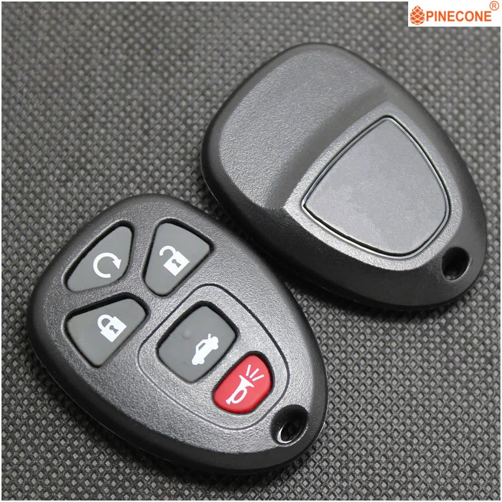 Pinecone для ключа чехол для Buick Enclave Cadillac Escalade SRX Chevy GMC Acadia Saturn Outlook ключ 5 кнопочный автомобильный брелок