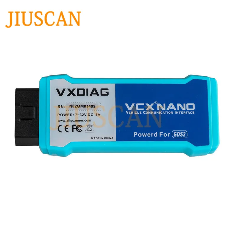 JIUSCAN VXDIAG VCX NANO для Tech2/OPEL GDS2 диагностический инструмент wifi версия|Анализатор